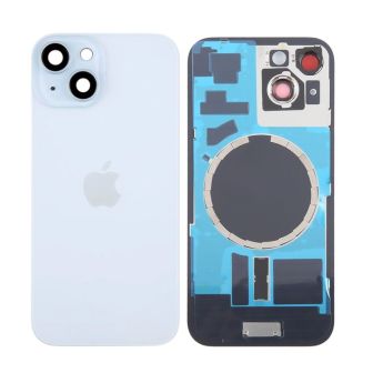 Tampa Traseira Apple Iphone 15 Azul Com Lente de Câmera Tampa Traseira Apple Iphone 15 Azul Com Lente de Câmera