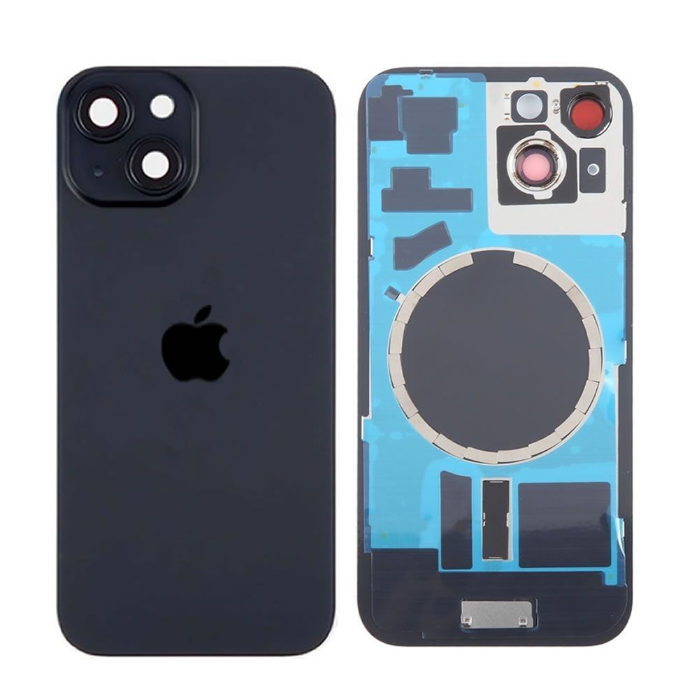 Apple Iphone 15 Black Back Cover With Camera Lens Apple Iphone 15 Black Back Cover With Camera Lens