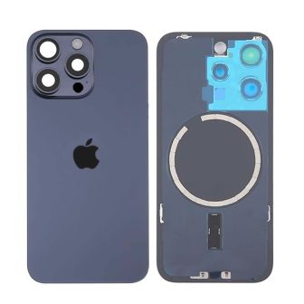 Tampa Traseira Apple Iphone 15 Pro Titânio Azul Com Lente de Câmera Tampa Traseira Apple Iphone 15 Pro Titânio Azul Com Lente de Câmera