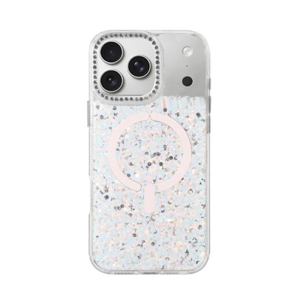 Apple iPhone 17 Pro Max Glitter MagSafe Hard Silicone Case Apple iPhone 17 Pro Max Glitter MagSafe Hard Silicone Case