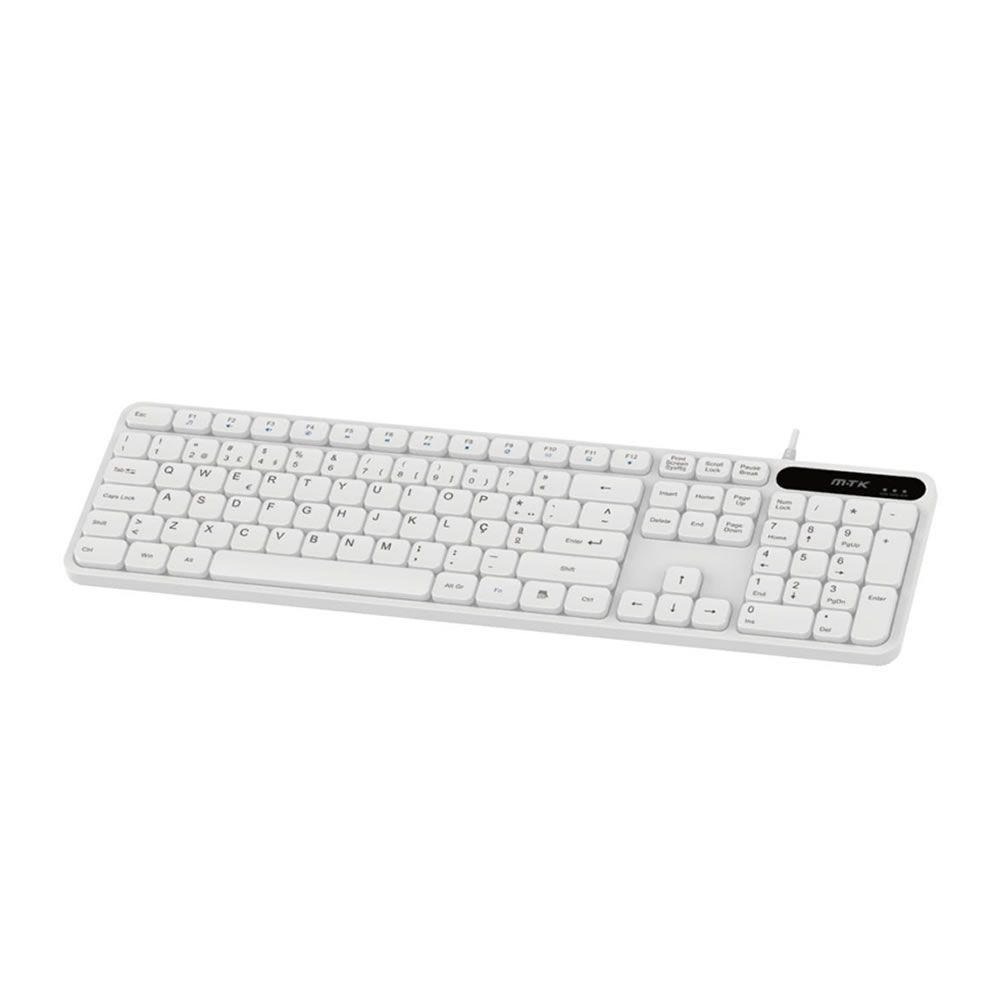 Teclado MTK TG7278 Branco 105 Teclas 1.5m (Português)