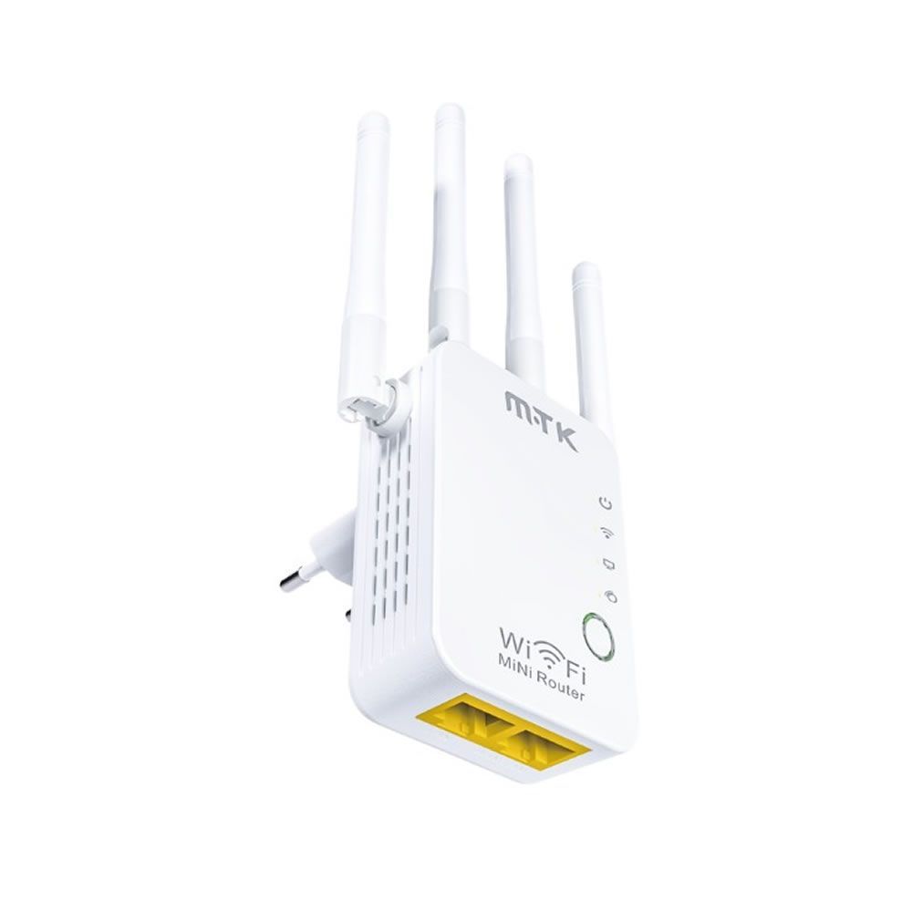MTK TR9201 White Mini Router With Wi-Fi Repeater MTK TR9201 White Mini Router With Wi-Fi Repeater