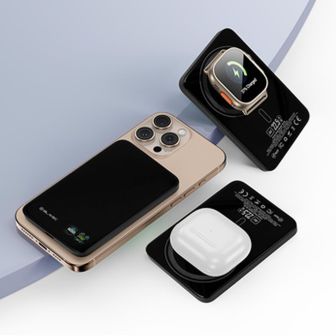 Blavec BJ04 Black Wireless Magnetic Power Bank 5000mAh 22.5W Blavec BJ04 Black Wireless Magnetic Power Bank 5000mAh 22.5W