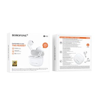 Borofone BW88 White Bluetooth Earbuds TWS Borofone BW88 White Bluetooth Earbuds TWS