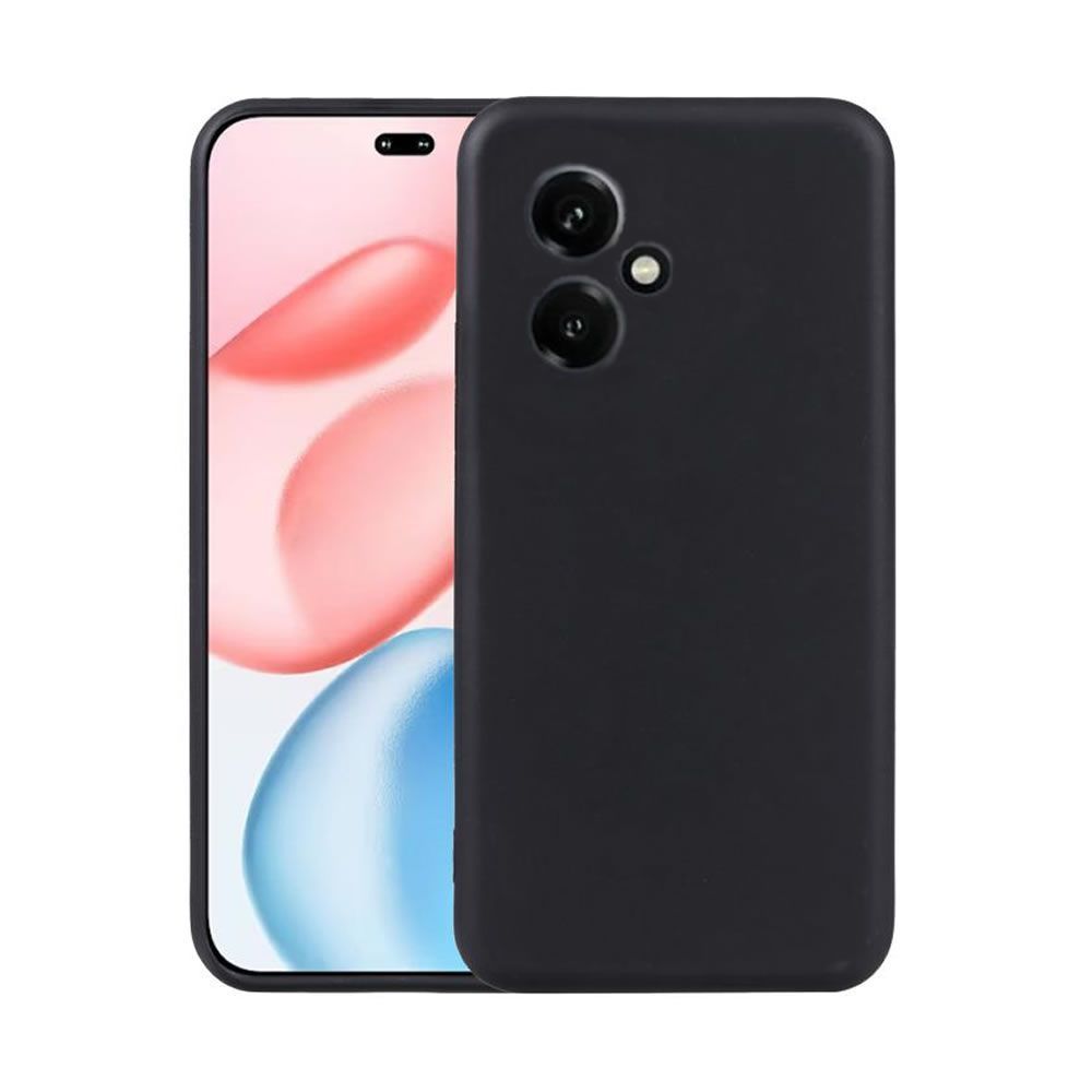 Huawei Honor 400 Black Silicone Gel Case With Camera Protector Huawei Honor 400 Black Silicone Gel Case With Camera Protector