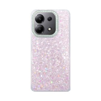 Xiaomi Redmi Note 13 4G Pink Glitter Hard Silicone Case