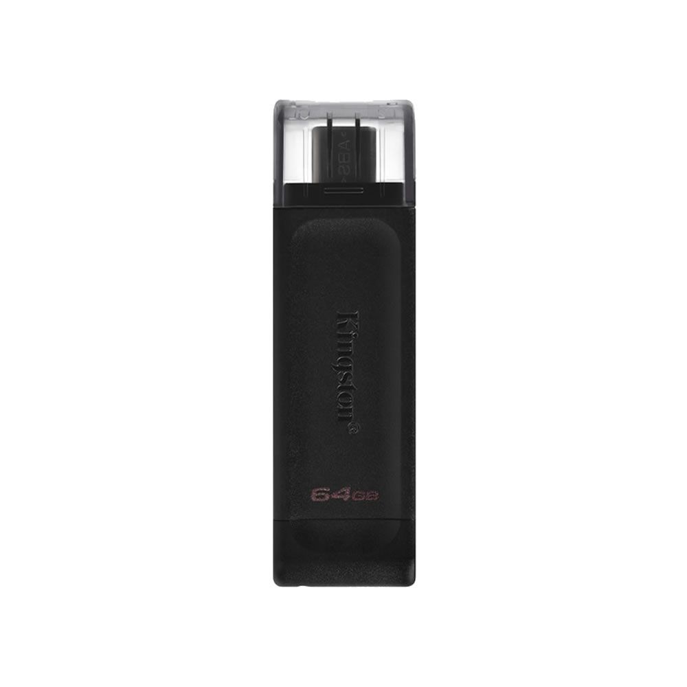 Kingston 64GB Black Pendrive Data Traveler 70 3.2 USB-C