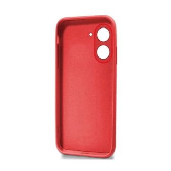 Capa Silicone Xiaomi Redmi A5 Vermelho Com Protetor De Câmera