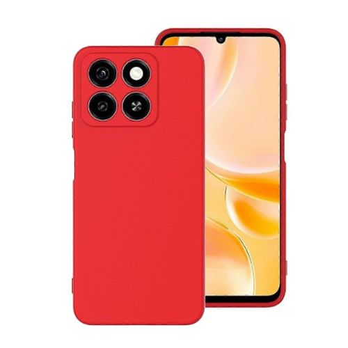 ZTE Blade A35/Blade A55 Red Silicone Case With Camera Protector