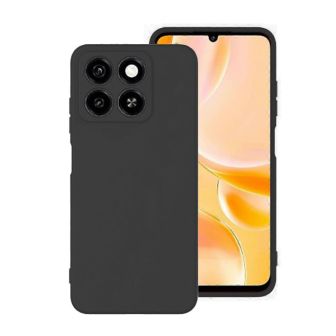 ZTE Blade A35/Blade A55 Black Silicone Case With Camera Protector