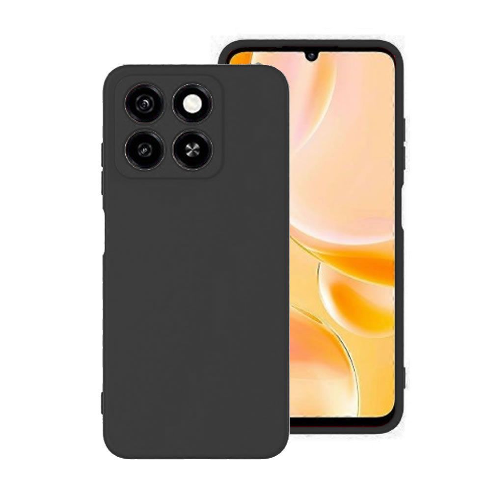 ZTE Blade A35/Blade A55 Black Silicone Case With Camera Protector