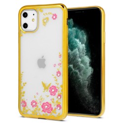 Capa With Flower Design Xiaomi Redmi Note 8 Pro Gold