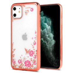 Capa With Flower Design Xiaomi Redmi Note 7 Rose Gold