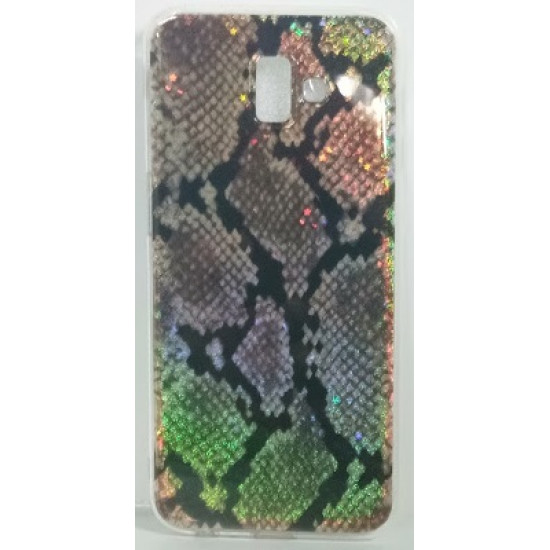 Capa De Tpu Com Desenho De Serpiente Para Samsung Galaxy A8 Plus