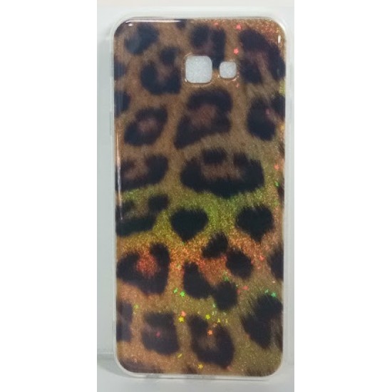 Cover Tpu With Leopard Design For Samsung Galaxy J4 Plus