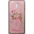 Cover Tpu With Design Of Embroidery For Samsung Galaxy J6 Plus Pink