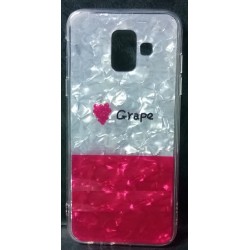 Cover Silicone Bling Glitter For Samsung Galaxy A6 Grape