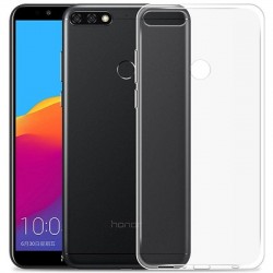 Silicone Cover Case Huawei Y7 2018 Transparente