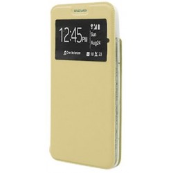 Capa Flip Cover Com Janela Candy Xiaomi Redmi Note 6 Pro Dourado