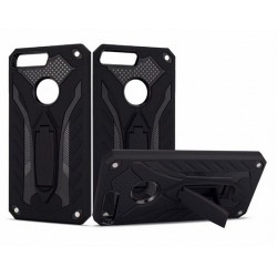 Cover Hybrid Heavy Duty With Kickstand Holder For Huawei Y6 2018 Black