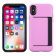 Cover Professional With Card Holder For Iphone Xs Max Pink