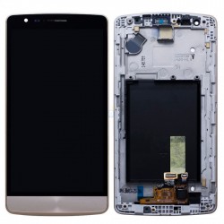 Touch+Lcd With Frame Lg G3 Mini D722 Gold