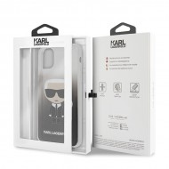 Capa Silicone Dura Karl Lagerfeld Gradient Iconic Samsung Galaxy S20 Plus Preto