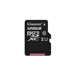 Kingston Sdc10g2/128gb - Tarjeta Microsd De 128gb (Clase 10 Uhs-I 45mb/S) Com Adaptador Sd