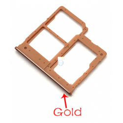 Sim Holder Samsung A40 A405 Gold