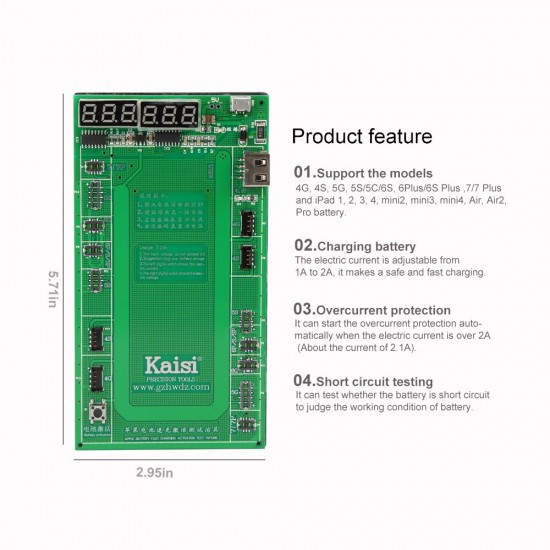 Battery Activation Plate Gs203+