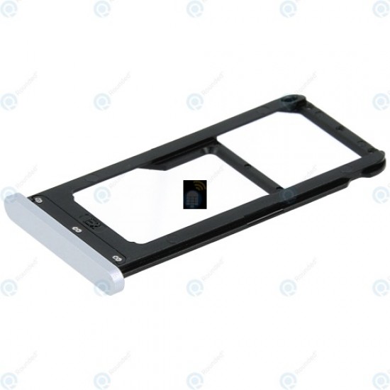 Sim Holder Nokia Nk6.1 Outside Branco