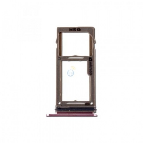 Sim Holder Outside Single Samsung Note 9 N960 Purple