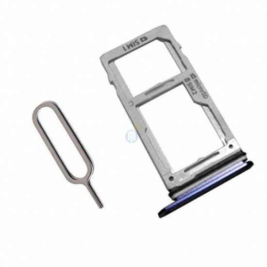 Sim Holder Outside Dual Samsung Note 9 N960 Blue