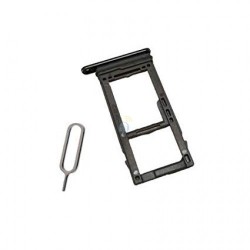 Sim Holder Outside Single Samsung Note 9 N960 Preto