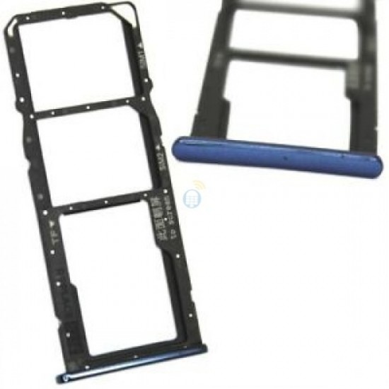 Sim Holder Dual  Huawei Y7 2018 Blue