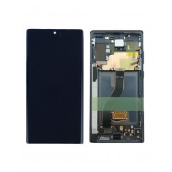 Touch+Lcd Com Frame Samsung Note 10 2019 N970f Black