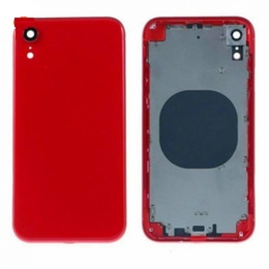 Tampa Traseira With Frame Apple Iphone Xr Original Vermelho