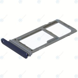 Sim Holder Outside Single Samsung Note 9 N960 Blue