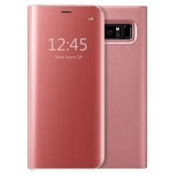 Flip Cover Clear View Standing Cover Samsung Galaxy Note 9  Compatible Pink