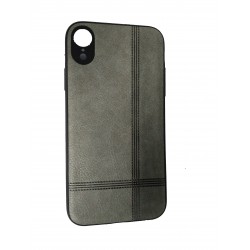 Leather Case For Apple Iphone Xr  Gray