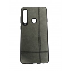 Leather Case For  Samsung Galaxy A9 2018  Gray