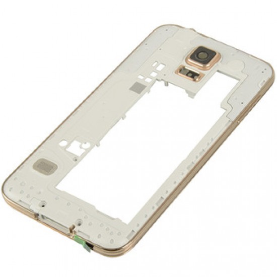 Middle Frame Samsung Galaxy S5 I9600 Dourado