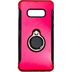 Silicone Case With Metal And Finger Ring Samsung Galaxy S10e Red