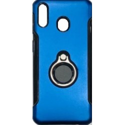 Silicone Case With Metal And Finger Ring Xiaomi  Redmi 6 Pro A2 Lite Blue