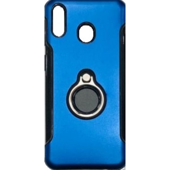 Silicone Case With Metal And Finger Ring Xiaomi  Redmi 6 Pro A2 Lite Blue