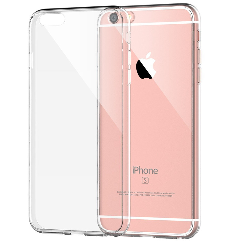 gemakkelijk te kwetsen Missend voetstappen Apple Iphone 6/6s Silicone Case Transparent