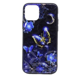 Apple Iphone 11 Pro Max Hard Case Cover Crystal Design Butterfly