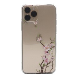 Apple Iphone 11 Silicone Case Flower Design Cherry