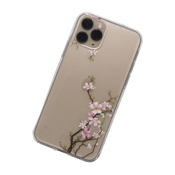 Apple Iphone 11 Silicone Case Flower Design Cherry