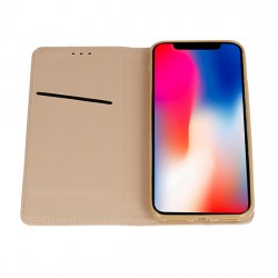 Flip Cover Smart Book Magnet Case Para Samsung Galaxy A30s Gold